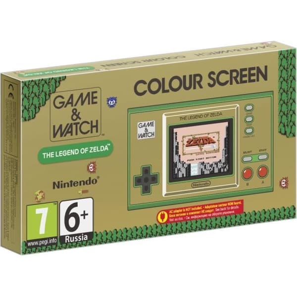 Spel- och klockkonsol • The Legend of Zelda Guld, Grön