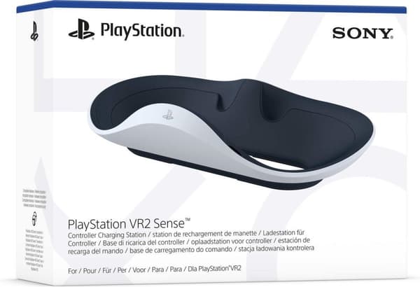 Sony - latausasema + verkkolaite - 2 lähtöporttia - valkoinen