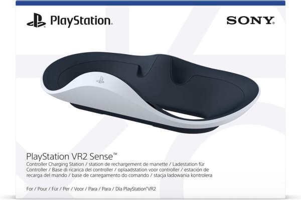 Sony - latausasema + verkkolaite - 2 lähtöporttia - valkoinen