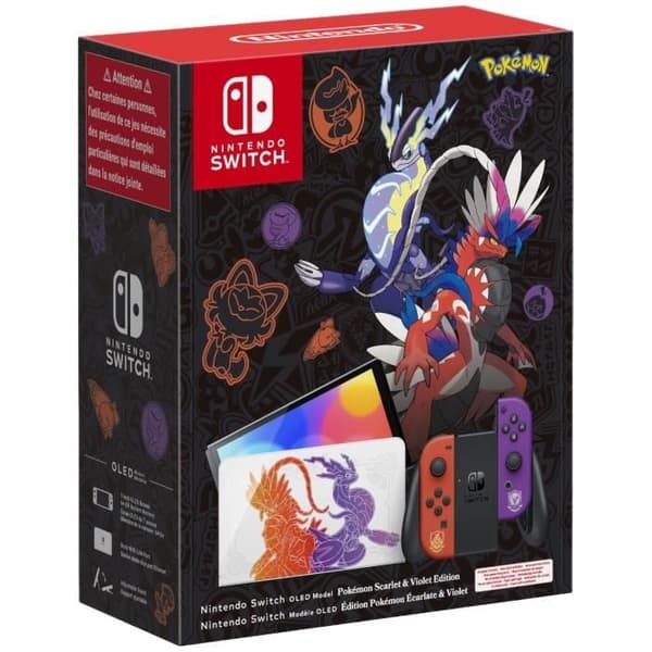 Nintendo Switch-konsol - OLED-modell • Pokémon Violet & Scarlet Limited Edition