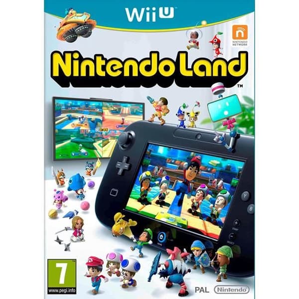 Nintendo Wii U 32 GB svart konsol - Nintendo Land ingår - Premium Pack- REFURBISHED