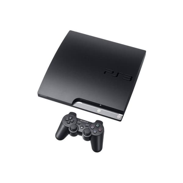 PS3-konsol 320 GB Svart / PS3-konsol.- USED