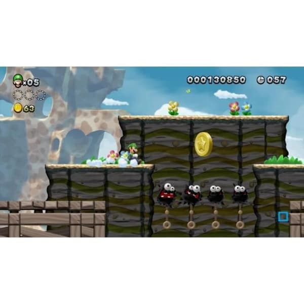Mario &amp; Luigi Black Premium Bundle Wii U-spel- REFURBISHED