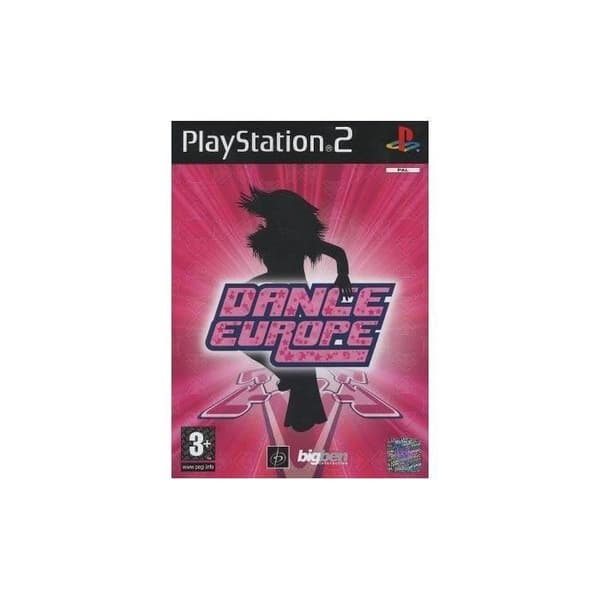 Dansspel - Nacon - Dance Europe (Without Mat) - PS2 - Svart- USED