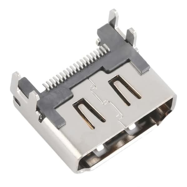 HDMI Port Socket Interface Connector - PS4 - Svart - Ersättningsdel av hög kvalitet