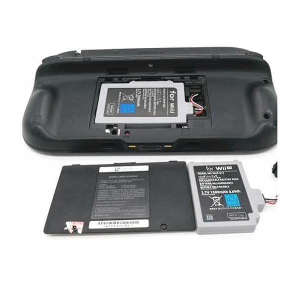 1st 3,7V 3600mAh uppladdningsbart Li-ion batteripaket för Wii U Gamepad Ersättningsbatteri för [752D172]