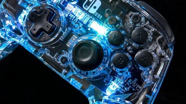 Performance Products Afterglow Wireless Deluxe Controller - Game Pad - trådløs - klar - til Nintendo Switch (500-137-EU)