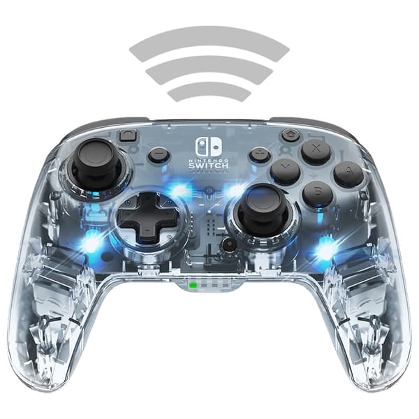 Performance Products Afterglow Wireless Deluxe Controller - Game Pad - trådløs - klar - til Nintendo Switch (500-137-EU)