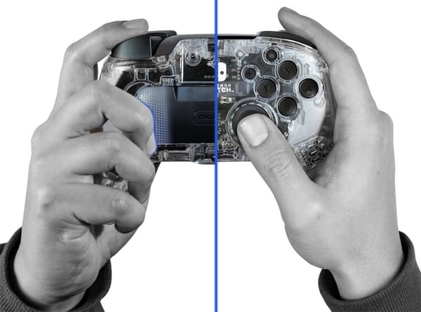 Performance Products Afterglow Wireless Deluxe Controller - Game Pad - trådløs - klar - til Nintendo Switch (500-137-EU)