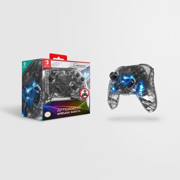 Performance Products Afterglow Wireless Deluxe Controller - Game Pad - trådløs - klar - til Nintendo Switch (500-137-EU)