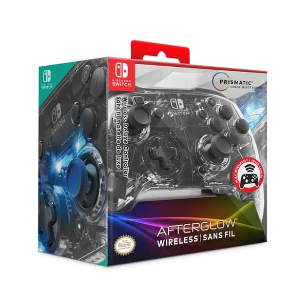 Performance Products Afterglow Wireless Deluxe Controller - Game Pad - trådløs - klar - til Nintendo Switch (500-137-EU)