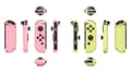 Miniatyrbild 3 av 3: Nintendo Joy-Con set med 2 pastellrosa och pastellgula (10011583)