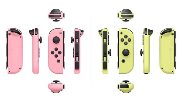 Nintendo Joy-Con set med 2 pastellrosa och pastellgula (10011583)