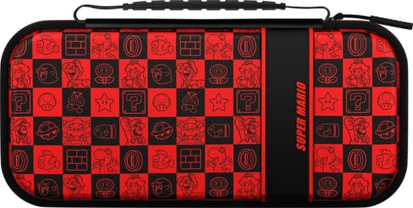 PDP Travel Case Plus - Mario Escape Glow In The Dark - Nintendo Switch, Switch Lite & Switch Oled