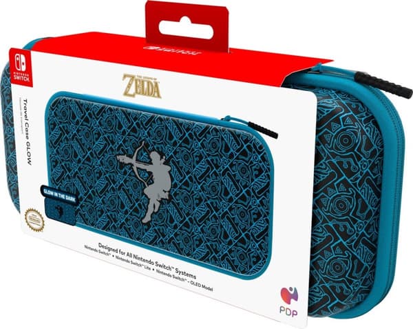 PDP Glow Travel Case - Zelda Sheikah Shoot Edition - Nintendo Switch, Switch Oled & Switch Lite