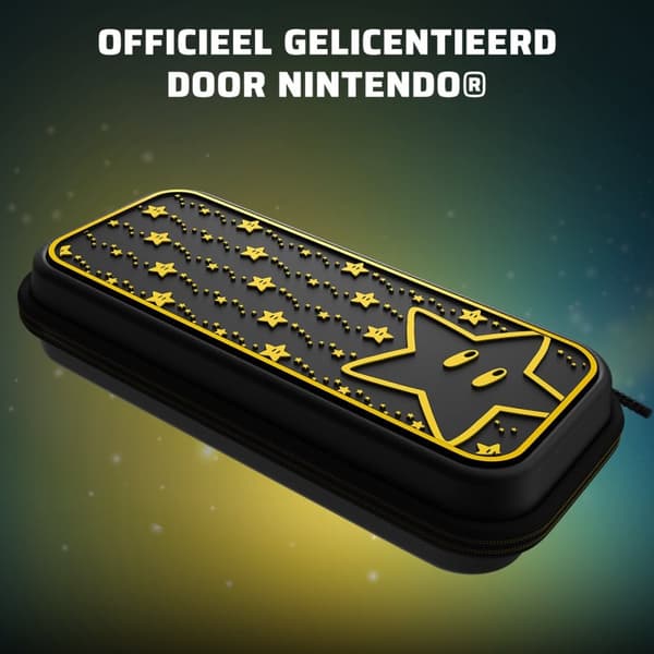 PDP Travel Case Plus - Super Star Glow In The Dark - Nintendo Switch, Switch Lite & Switch Oled