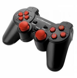 Esperanza EGG102R Gaming Controller Black, Red USB 2.0 Gamepad Analogue / Digital PC