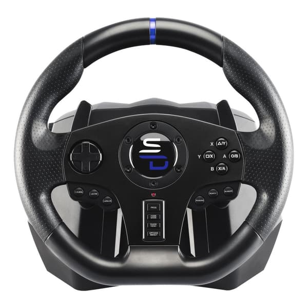 Subsonic SV750 Black USB Steering wheel + Pedals Nintendo Switch, PC, PlayStation 4, Xbox One