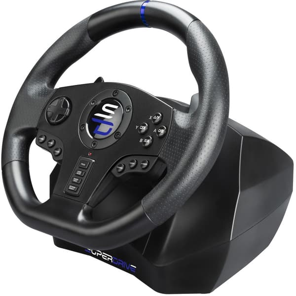 Subsonic SV750 Black USB Steering wheel + Pedals Nintendo Switch, PC, PlayStation 4, Xbox One