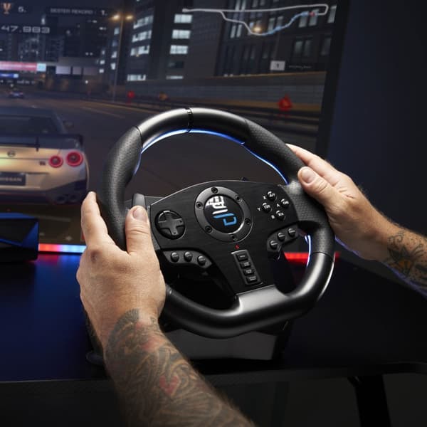 Subsonic SV750 Black USB Steering wheel + Pedals Nintendo Switch, PC, PlayStation 4, Xbox One