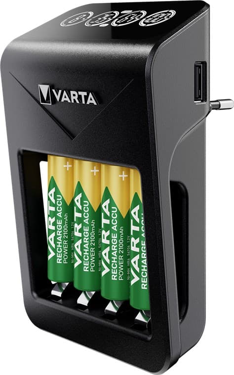 LCD Plug Charger+ (type 57687) inkl. 4x AA 2100 mAh