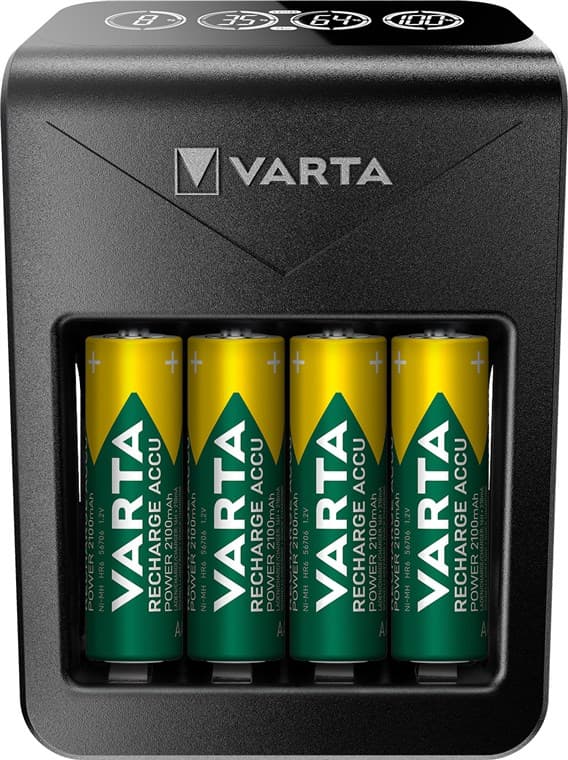 LCD Plug Charger+ (type 57687) inkl. 4x AA 2100 mAh