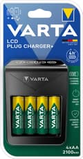 Miniatyrbillede 2 af 11: LCD Plug Charger+ (type 57687) inkl. 4x AA 2100 mAh