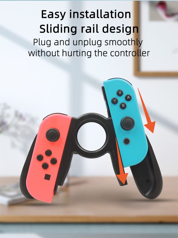 INF Joy con ladegreb til Nintendo Switch/OLED, oplad mens du spiller Hvid