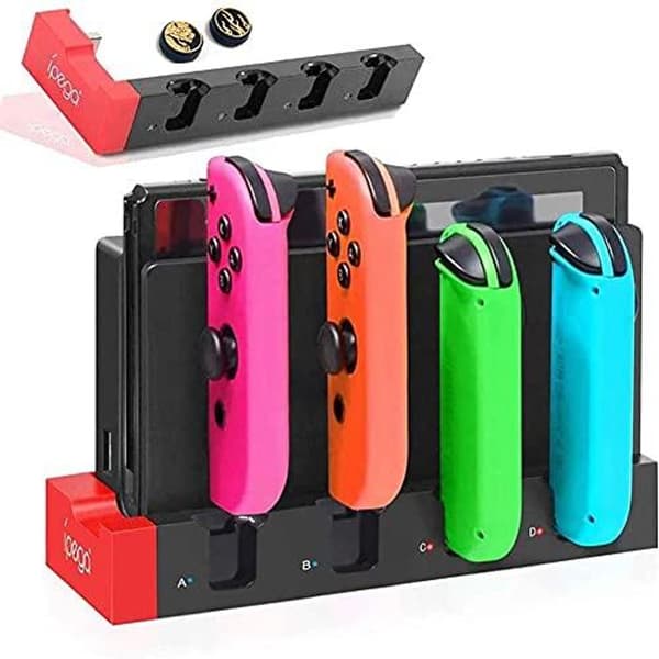 INF Opladningsdock kompatibel med Nintendo Switch Joycons