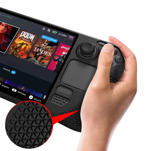 INF Silikonskydd för Steam Deck OLED Svart