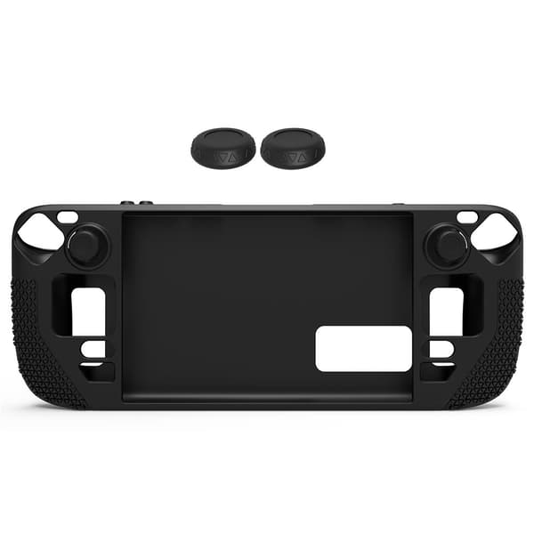 INF Silikon Soft Shell Sklisikkert beskyttelsesdeksel for Steam Deck OLED Sort
