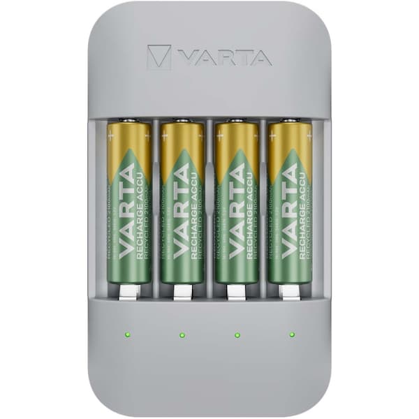 Eco Charger Pro Genbrugt inkl. 4x AA 2100 mAh
