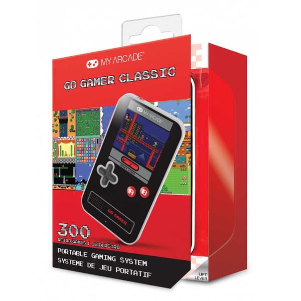 My Arcade Spil Go Gamer Classic 308 2.5´´ Retro Konsol Sort, Rød