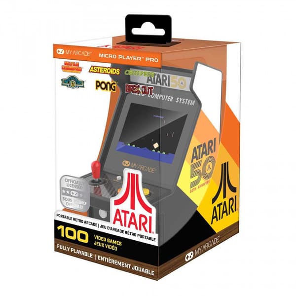 My Arcade Pelit Micro Player Atari 100 6.5´´ Retro Konsoli Monivärinen