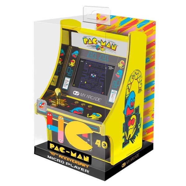 My Arcade Retro Konsol Micro Player Pacman 40th Anniversary 6.5´´ | CDON