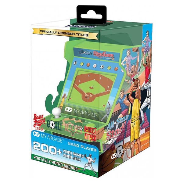 My Arcade Spel Nano Player Allstar Stadium 208 4.5´´ Retro Trösta