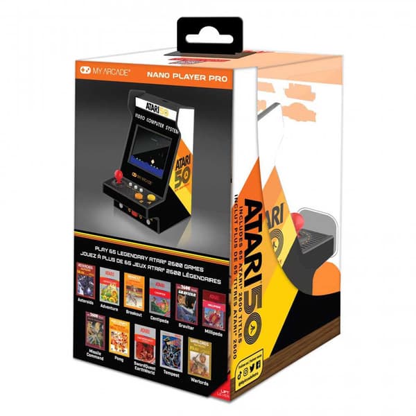 My Arcade Spil Nano Player Atari 75 4.5´´ Retro Konsol