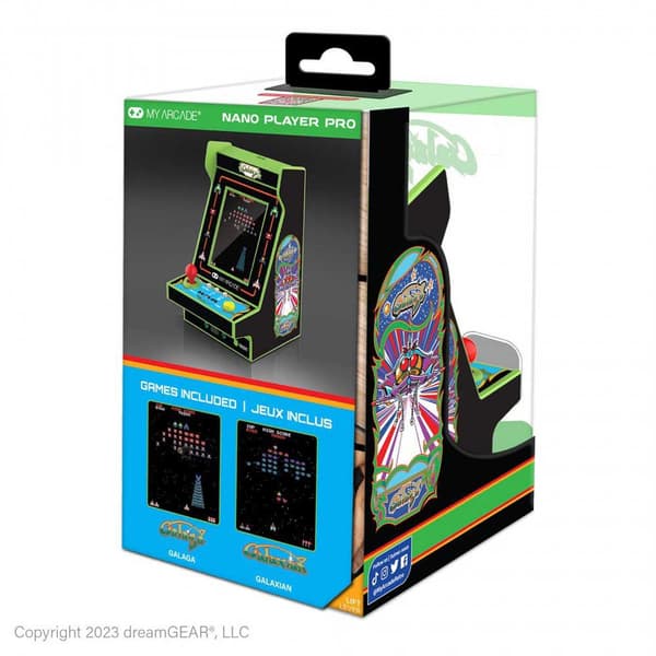 My Arcade Spel Nano Player Galaga 2 4.5´´ Retro Trösta