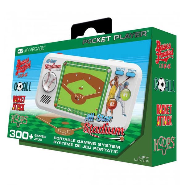 My Arcade Spil Retro Konsol Pocket Player Allstar Stadium 308
