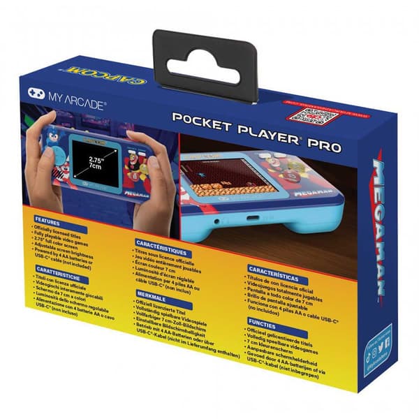My Arcade Retro Konsoli Pocket Player Megaman