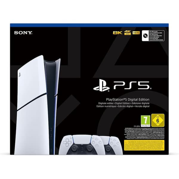 Playstation Dualsense Controller Console Ps5 Slim Digital + 2  Europe PAL