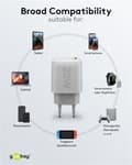 Miniatyrbillede 10 af 10: USB-C™ PD GaN hurtigoplader (20 W) hvid