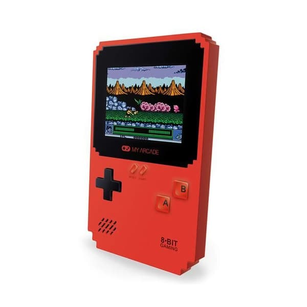 Bärbar konsol - My Arcade - Pixel Classic - 300 Retrospel - 8 Data East Games - 2,75 tums LCD-skärm