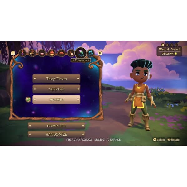 Fae Farm -spil, Switch