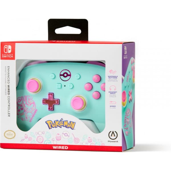 PowerA Enhanced Wired Controller-spilcontroller, Pokémon: Sweet Friends, Switch