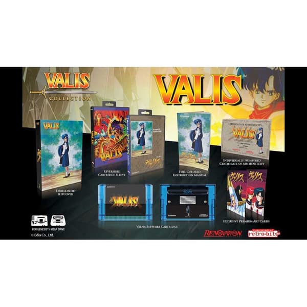 Limited Run Retro Konsol Spil Valis Collector´s Edition