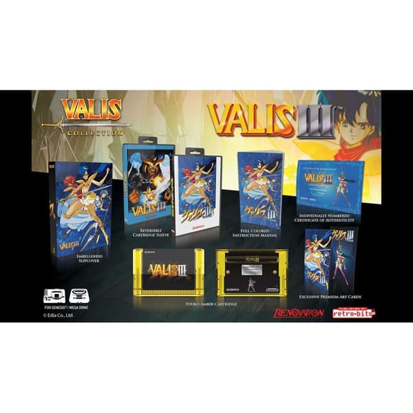 Limited Run Retro Konsoli Peli Valis Iii Collector´s Edition