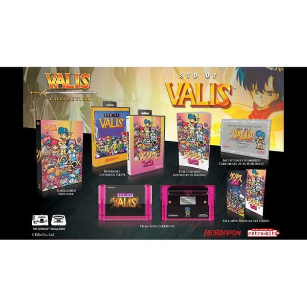 Strictly Limited Games Retro Konsol Spil Syd Of Valis Collector´s Edition
