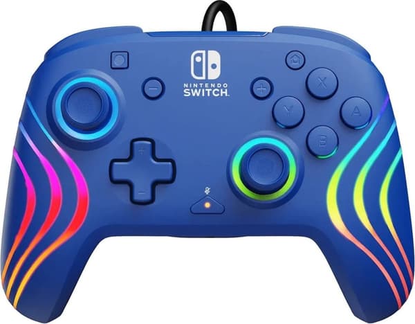 PDP Afterglow WAVE - Wired Controller - Blå - Nintendo Switch