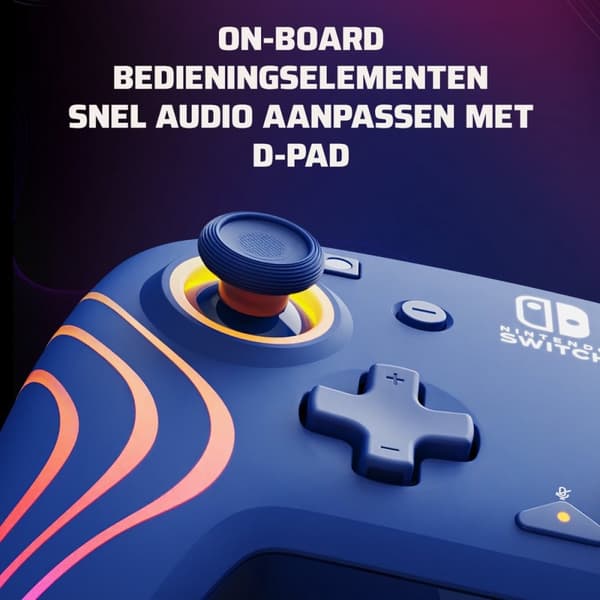 PDP Afterglow WAVE - Wired Controller - Blå - Nintendo Switch